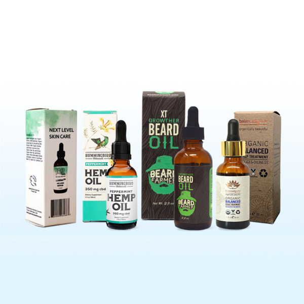 Custom CBD Dropper Bottle Boxes